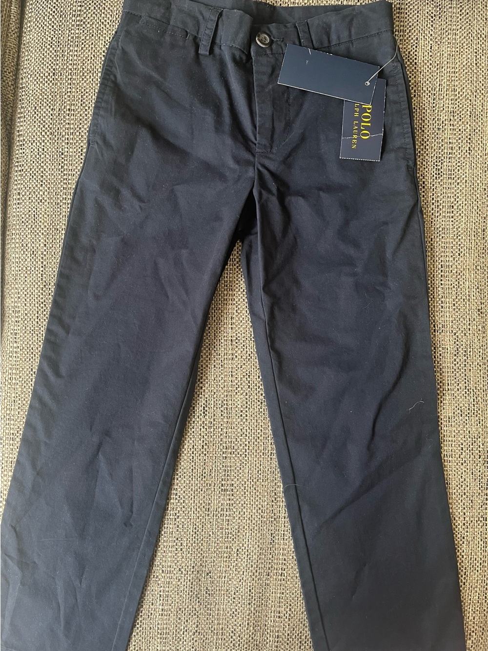 Boys brand new Polo by Ralph Lauren Dark Navy Cotton Chinos